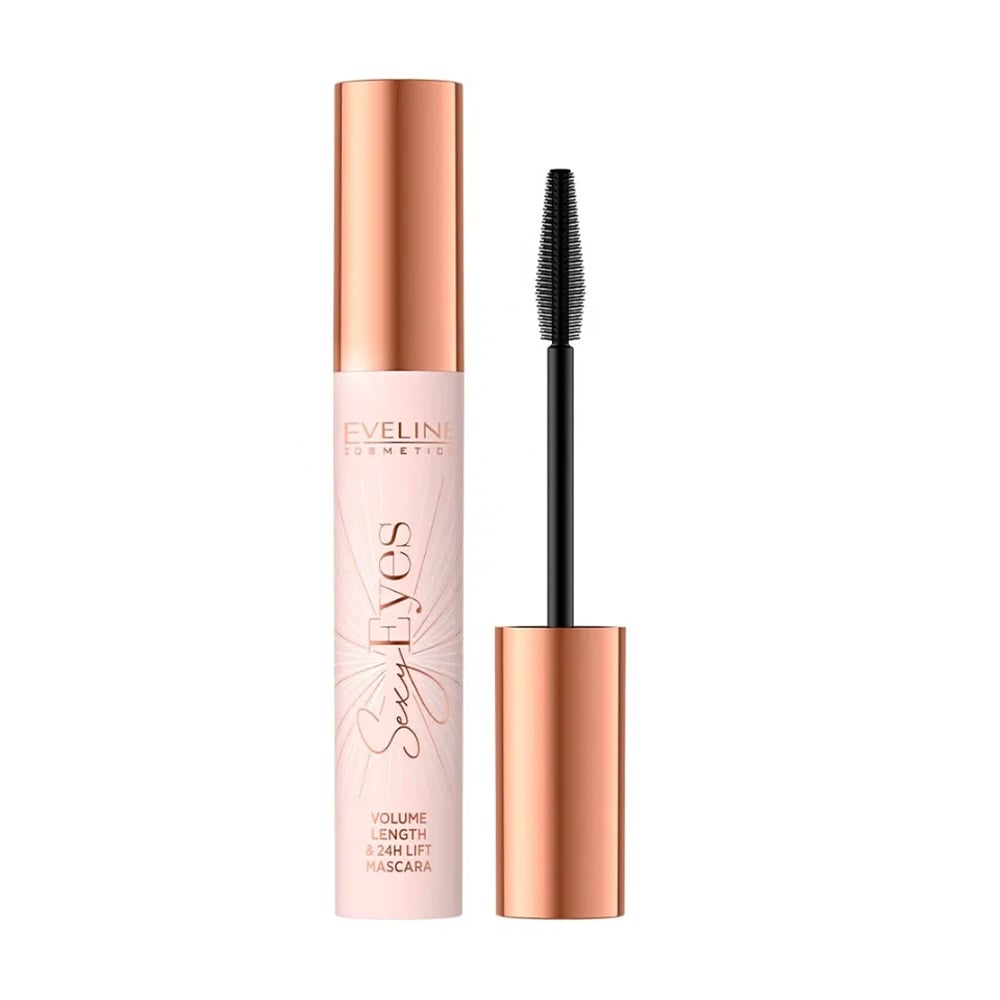Туш для вій Eveline Cosmetics Sexy Eyes Volume Length&amp;24H Lift Mascara, Extra Black, 8 мл